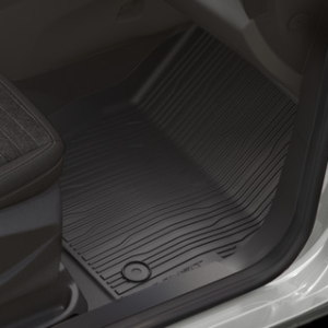 Tepih, spredaj gumiran, črn